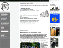 Tablet Screenshot of kirche-koelzow.com
